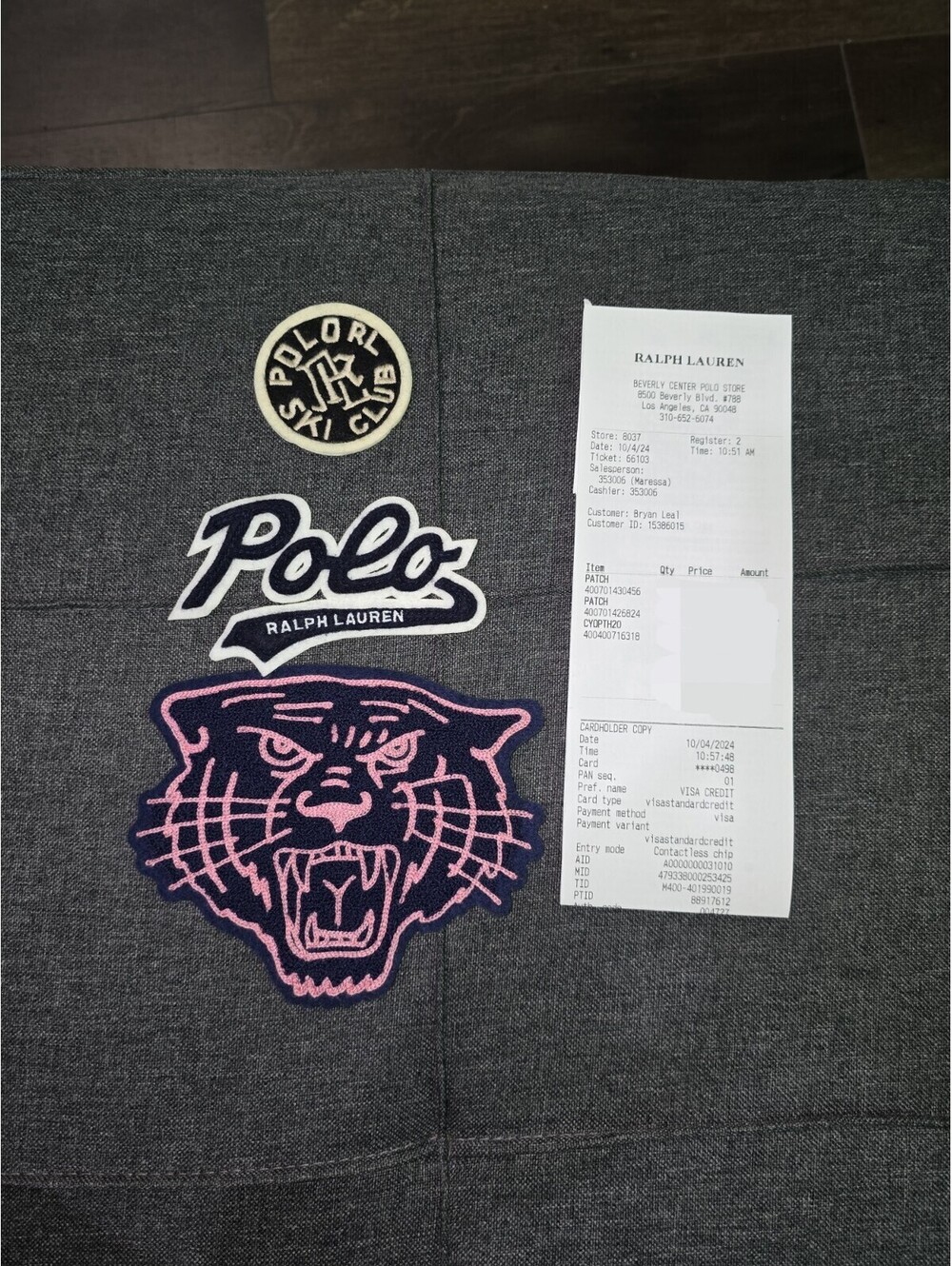Authentic Lauren Set Of Patches (3 Patches)